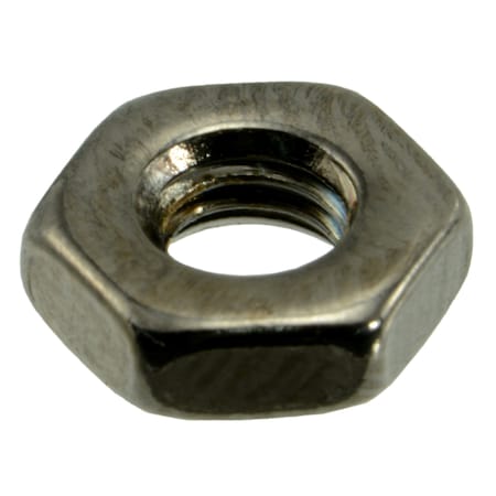 Midwest Fastener Hex Nut, #10-32, Steel, Grade 5, Black Chrome, 12 PK 34111